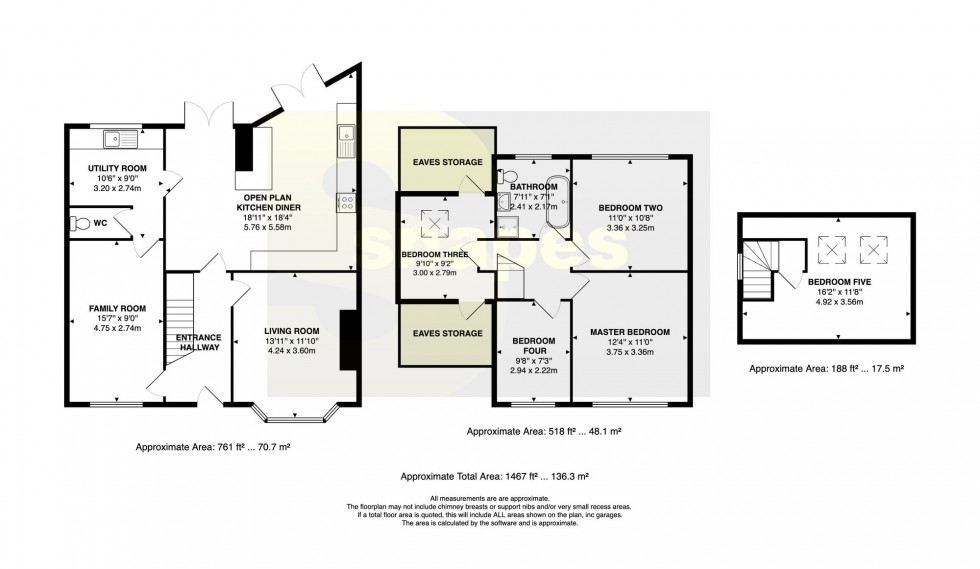 Floorplan for Ashley Drive, Bramhall, SK7
