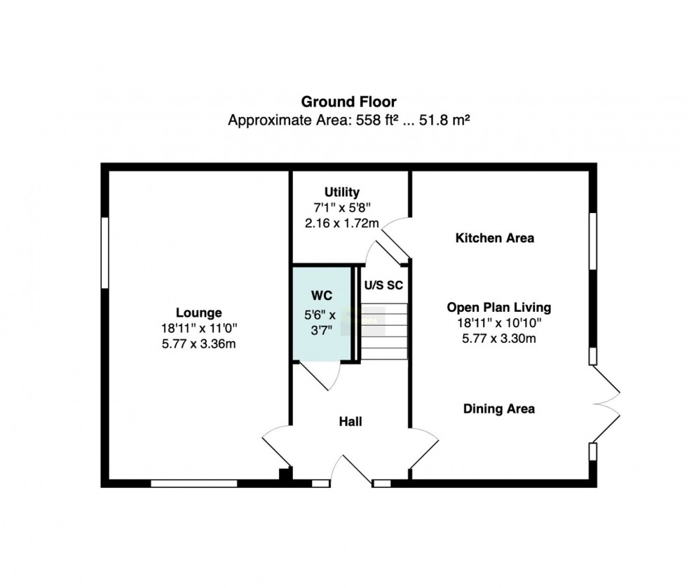 Floorplan for Richards Street, Woodford, SK7