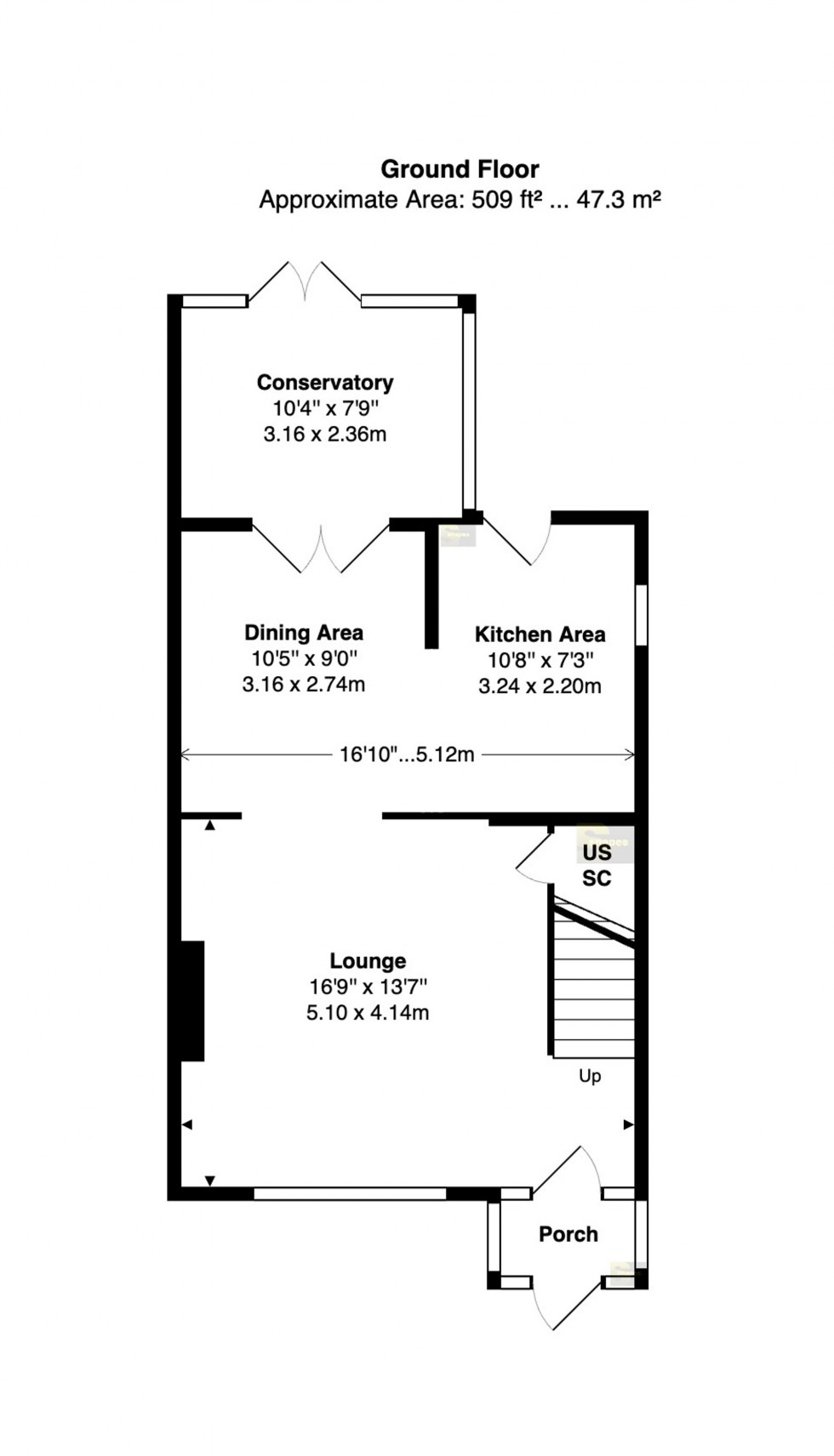 Floorplan for Tewkesbury Close, Cheadle Hulme, SK8